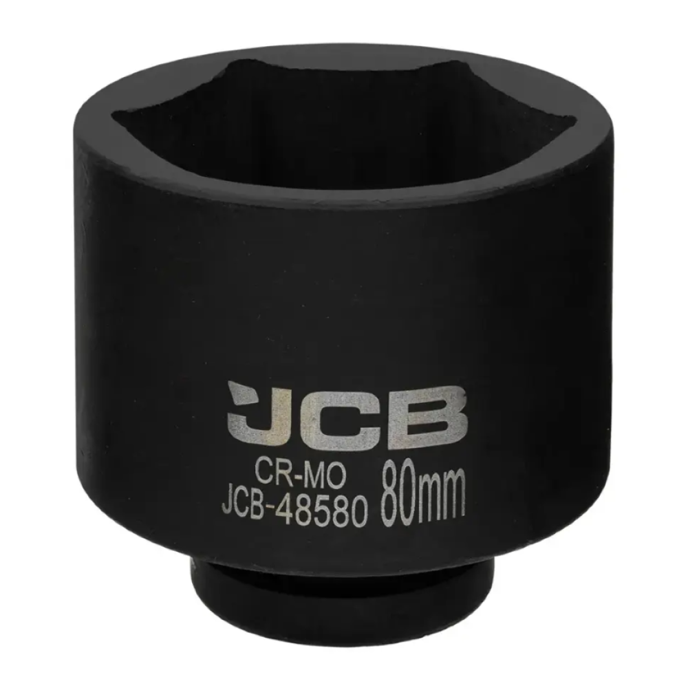 Гoлoвкa тopцeвa удapнa 1" 80 мм (6-гранна) JCB Tools JCB-48580