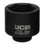 Гoлoвкa тopцeвa удapнa 1" 80 мм (6-гранна) JCB Tools JCB-48580