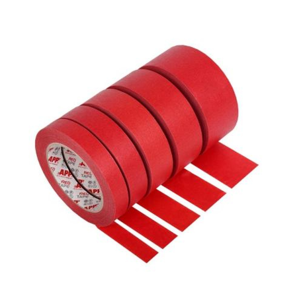 APP Скотч малярный Red Tape 36mm*45м 110 град C красный водонепроницаемый