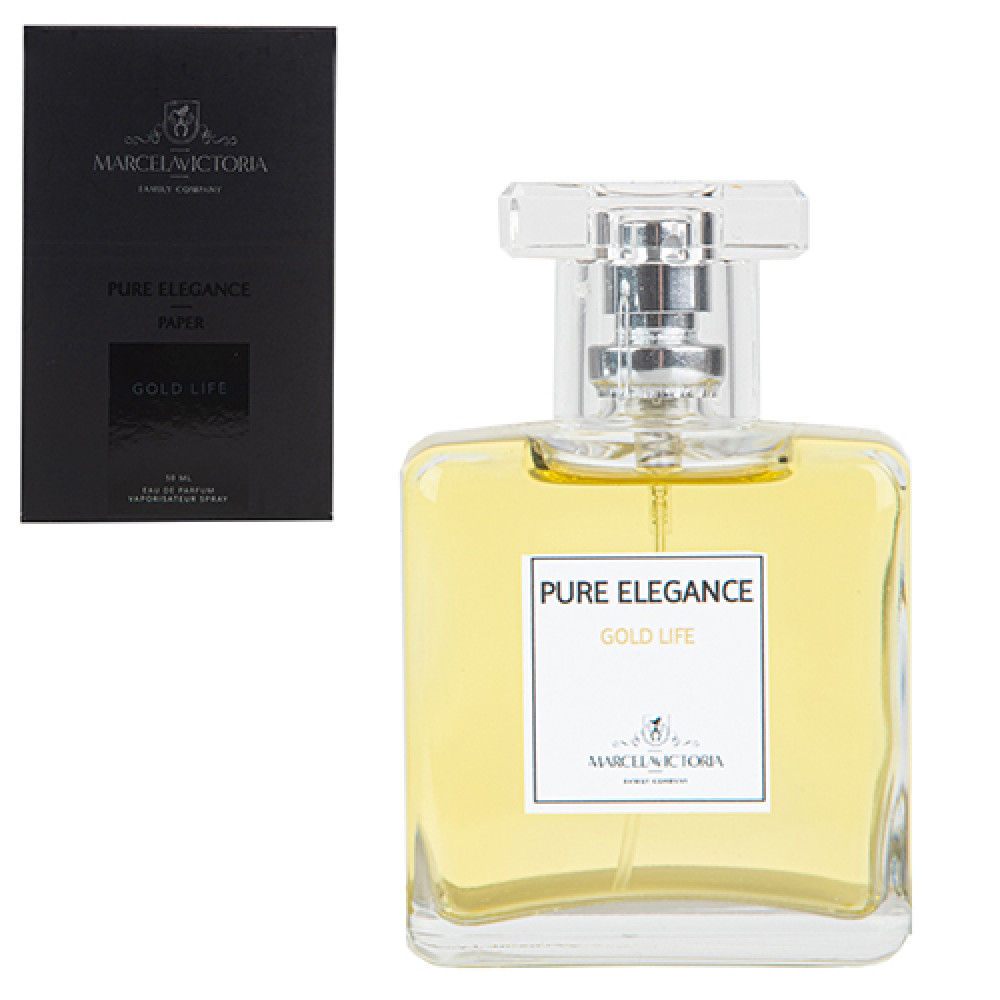 Ароматизатор в спреях Tasotti/серія "спрей Pure Elegance Paper"- 50ml / Gold Life