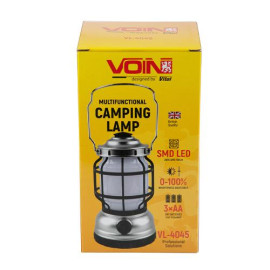Фонарь для кемпинга VOIN VL-4045, LED 2835SMD/ 150Lm / 3xAA (не в комплекте)
