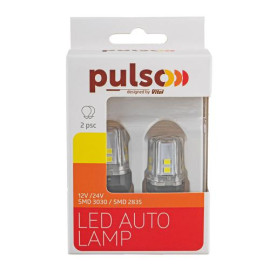 Лампа PULSO/габаритная/LED 7443/W3x16q/12SMD-2835/2контакта/9-36v/550/100lm/WHITE