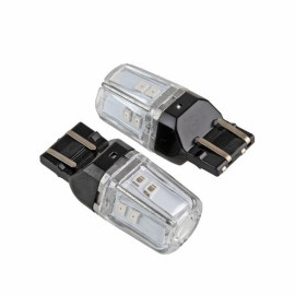 Лампа PULSO/габаритная/LED 7443/W3x16q/12SMD-2835/2контакта/9-36v/120/50lm/RED