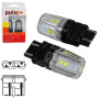 Лампа PULSO/габаритная/LED 3157/W2.5x16q/12SMD-2835/2контакта/9-36v/550/100lm/WHITE