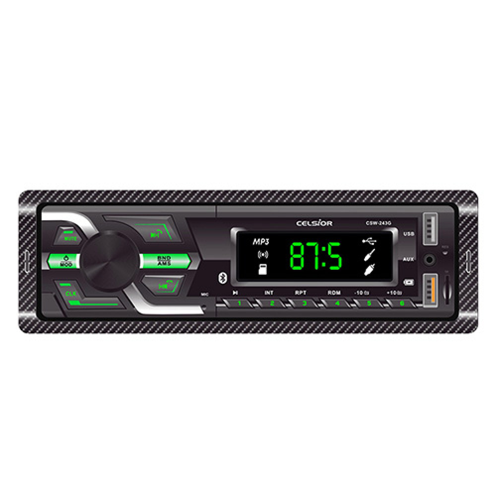 Бездисковый MP3/SD/USB/FM проигрыватель  Celsior CSW-243G