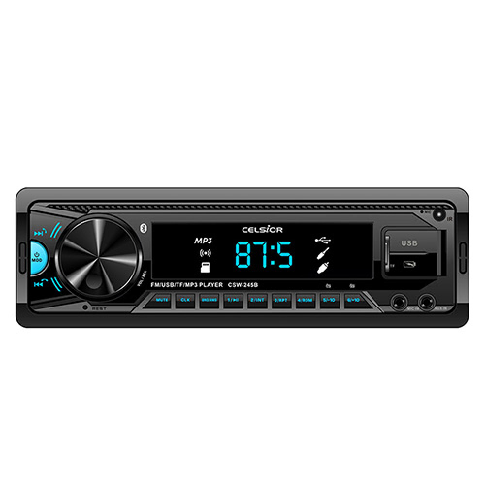 Бездисковый MP3/SD/USB/FM проигрыватель  Celsior CSW-245B