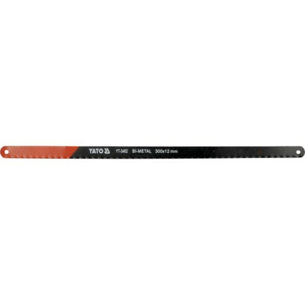 Полотно по металлу YATO: l=300х12х0,6 мм, BIMETAL-COBALT упк. 2шт. YT-3462
