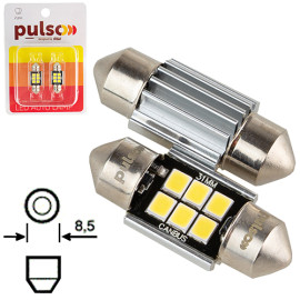 Лампа PULSO/софитная/LED C5W /31мм/CANBUS/9 SMD-2835/12v/2.9W/315lm White