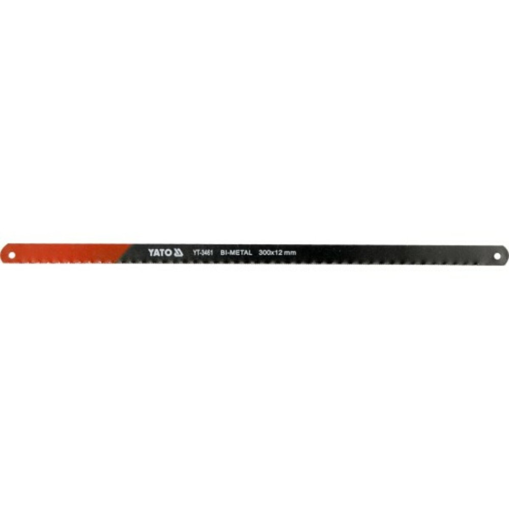 Полотно по металу YATO: l = 300х 12х 0,65 мм, BIMETAL, упк. 2шт. YT-3461