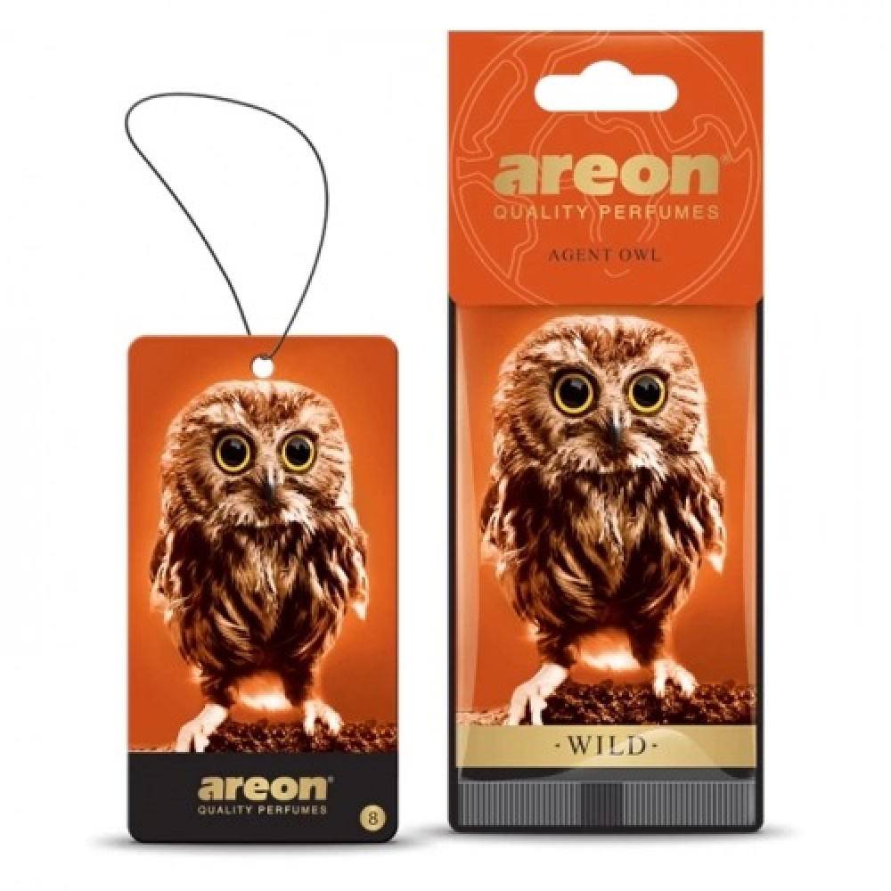 Освежитель воздуха AREON сухой листик Wild Agent Owl
