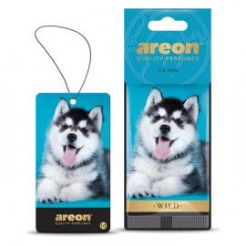 Освежитель воздуха AREON сухой листик Wild Ice Dog