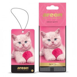 Освежитель воздуха AREON сухой листик Wild Sweet Kitty