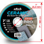 Круг алмазний вiдрiзний 1A1R 180 СERAMIC CLEAN PRO для стаціонарного обладнання