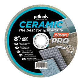 Круг алмазный отрезной 1A1R 200 СERAMIC CLEAN PRO для стационарного оборудования