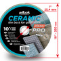 Круг алмазний вiдрiзний 1A1R 250 СERAMIC CLEAN PRO для стаціонарного обладнання