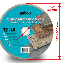 Круг алмазний вiдрiзний СERAMIC GRANITE 1A1R 300 для стаціонарного обладнання