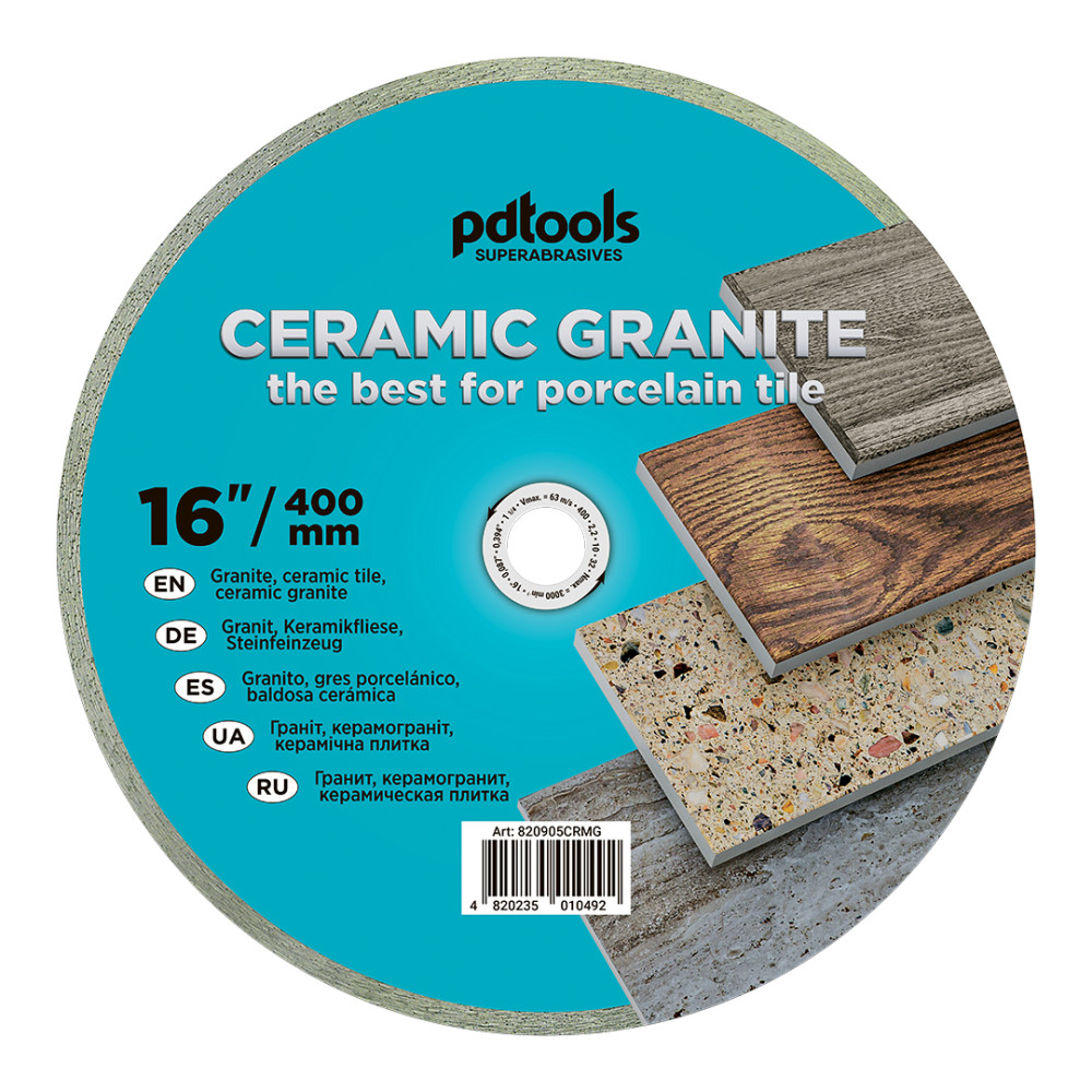 Круг алмазний вiдрiзний СERAMIC GRANITE 1A1R 400 для стаціонарного обладнання
