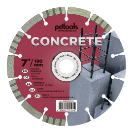 Круг алмазний вiдрiзний CONCRETE 1A1RSS/C1 180 для ручного інструменту