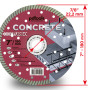 Круг алмазний вiдрiзний 1A1R 180 CONCRETE TURBO для ручного інструменту