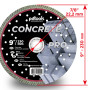 Круг алмазний вiдрiзний 230 CONCRETE PRO TURBO для ручного інструменту