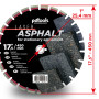 Круг алмазный отрезной ASPHALT 1A1RSS/C1P 450 для бензореза, швонарезчика