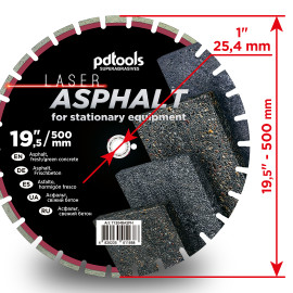 Круг алмазний вiдрiзний ASPHALT 1A1RSS/C1P 500 для бензоріза, швонарізчика