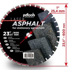 Круг алмазний вiдрiзний ASPHALT 1A1RSS/C1P 600 для бензоріза, швонарізчика