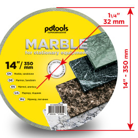 Круг алмазний вiдрiзний MARBLE 1A1R 350 для стаціонарного обладнання