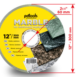 Круг алмазний вiдрiзний MARBLE 1A1R 300*60 для стаціонарного обладнання