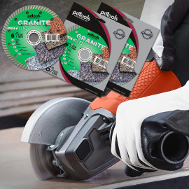 Круг алмазний вiдрiзний GRANITE  1A1R 150 TURBO для ручного інструменту