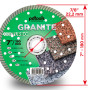 Круг алмазный отрезной GRANITE 1A1R 180 TURBO для ручного инструмента
