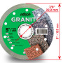 Круг алмазный отрезной GRANITE 1A1R 125 для ручного инструмента