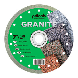 Круг алмазний вiдрiзний GRANITE 1A1R 180 для ручного інструменту