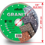 Круг алмазный отрезной GRANITE 1A1R 230 для ручного инструмента
