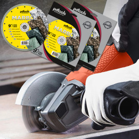 Круг алмазний вiдрiзний MARBLE 1A1R 230 для ручного інструменту