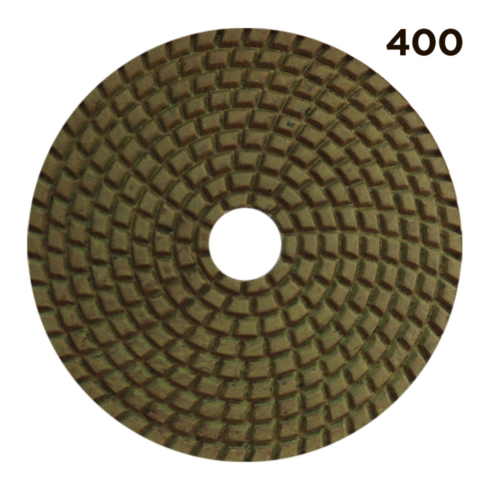Гибкий полировальный алмазный круг 400 (ракушка)