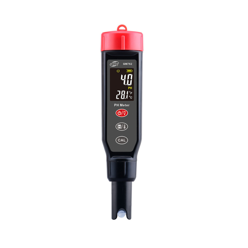 Измеритель кислотности и температуры (pH-метр) цв дисплей 0,0-14,0 pH (+/-0,1%)  BENETECH GM762