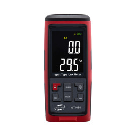 Люксметр + термометр (измеритель уровня освещенности) Bluetooth BENETECH GT1050