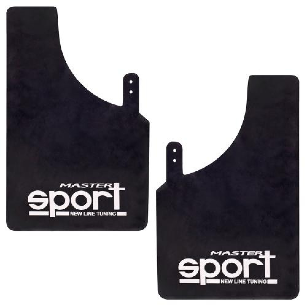 Брызговики "Sport Master" XL 230*375  MASTER SPORT черный 2шт