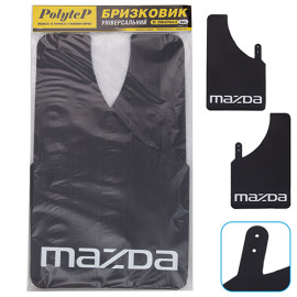 Брызговики "Sport Master" XL 230*375  MAZDA черный 2шт