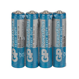 Батарейка GP POWERPLUS 1.5V 24S-S4 солевая R03, ААА