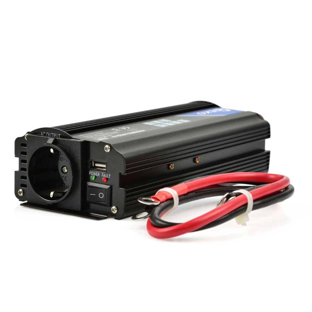Інвертор — перетворювач напруги 12V/230V (800/1600W) GEKO G17006