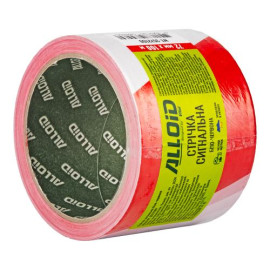 Alloid. Лента сигнальная 72мм х 100м, 35мкм