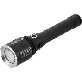 Ліхтар LED-діодний акумул. YATO Li-Ion 7.4 В, 5 АГод, режими 8000/4500/1150 Lm, заряджання від USB YT-085601