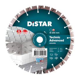Круг алмазный отрезной 1A1RSS/C3 232x2,6/1,8x12x22,23-16-HIT Technic Advanced