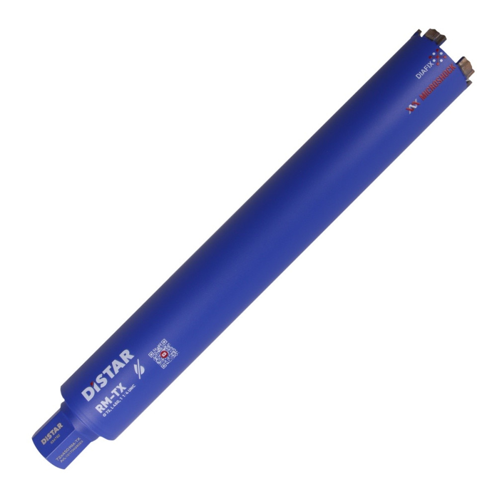 Свердло алмазне DDS-W 072x450-5x1 1/4 UNC DLD 072 RM-TX