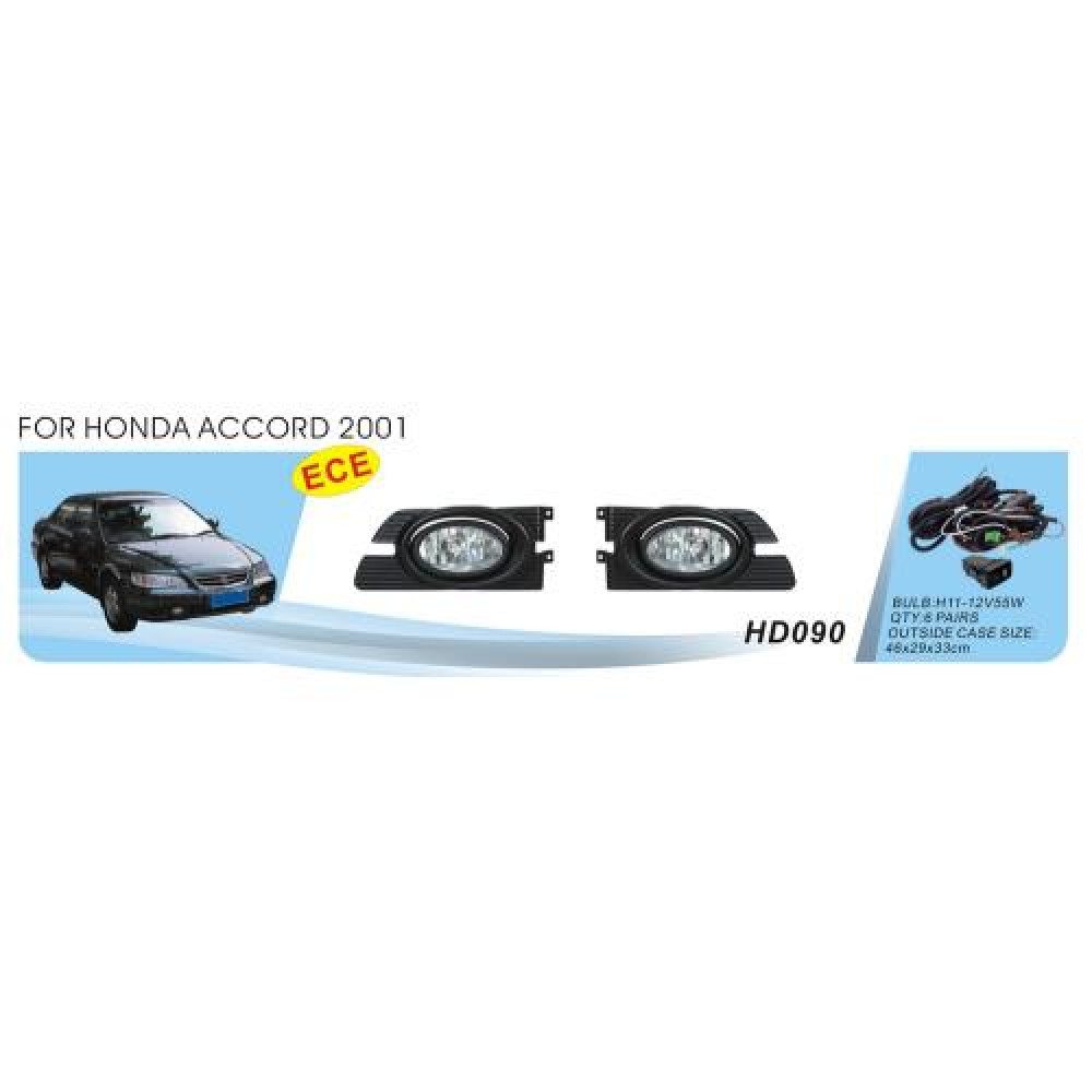 Фары доп.модель Honda Accord/2001/HD-090/H11-12V55W/эл.проводка
