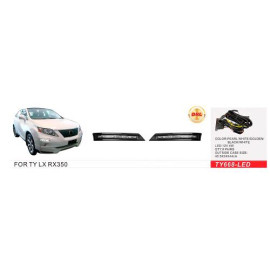 Фары доп.модель Lexus RX 350 2009-12/TY668-LED-BK/DRL-12V4W/эл.проводка