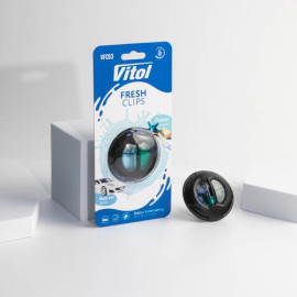 Освежитель воздуха Vitol Fresh Clips на обдув New car +Ocean
