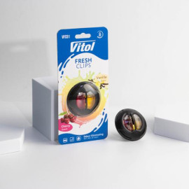 Освежитель воздуха Vitol Fresh Clips на обдув Cherry +Vanilla